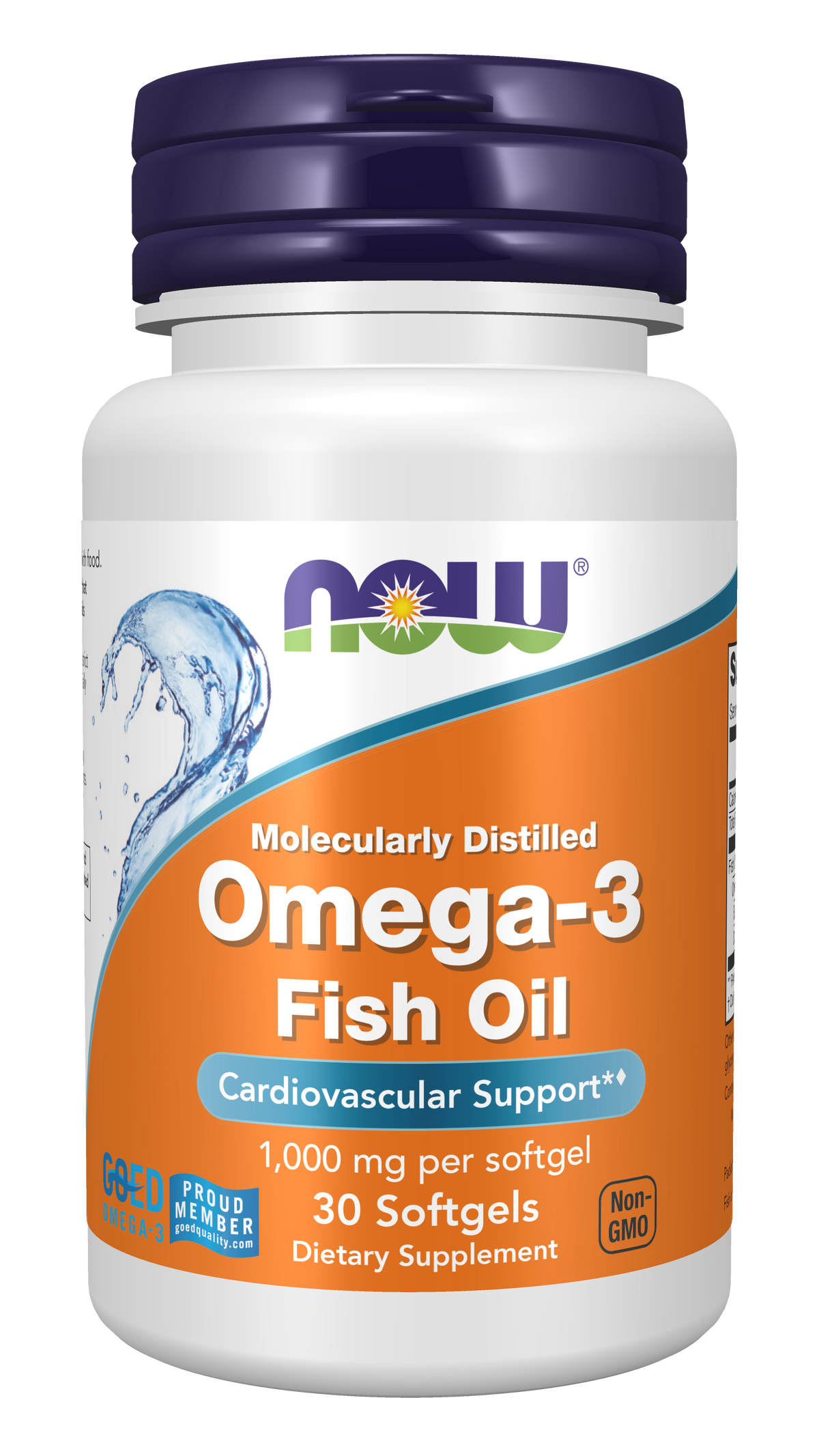Now Foods Omega-3 Molecularly Distilled – 30 softgel