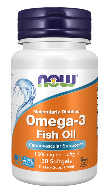 Now Foods Omega-3 Molecularly Distilled – 30 softgel