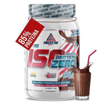 American Supplement | Proteine Premium IsoZero WPI90 2 kg/900 g: Cioccolato / Piccolo