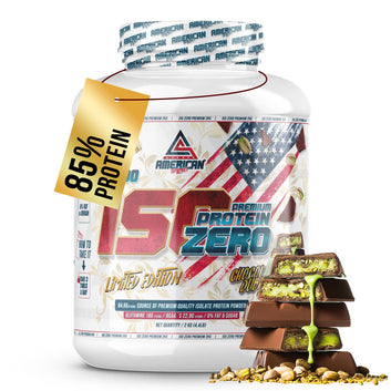American Supplement | Proteine Premium IsoZero WPI90 2 kg/900 g: Bombon Rocher / Piccolo