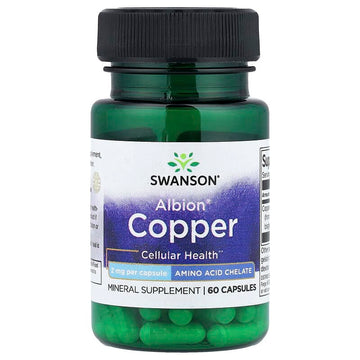 Swanson Albion Copper 2mg - 60 caps