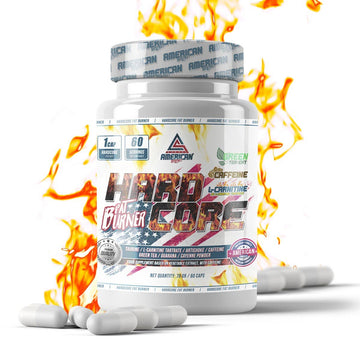 HARD CORE FAT BURNER 60 CAPSULE - Bruciagrassi Integratore Americano