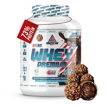 AMERICAN SUPLEMENT | Proteina Whey Premium WPC80 2 kg: Caramelle Rocher
