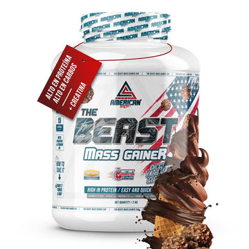 American Supplement | The Beast Mass Gainer 2 kg: Nocciola al cioccolato