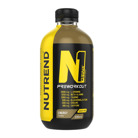 Nutrend N1 Drink 330 ml – Pre-workout pronto da bere con caffeina