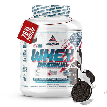 AMERICAN SUPLEMENT | Proteina Whey Premium WPC80 2 kg: Biscotti neri OREO