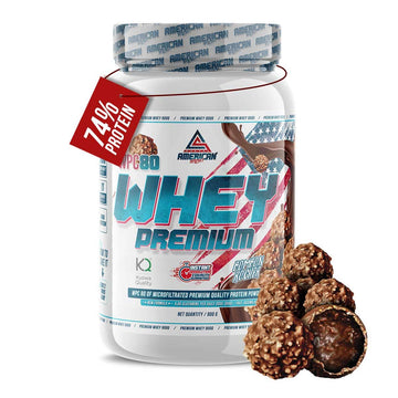 American Supplement | Proteina Whey Premium WPC80 900 g: Nocciola al cioccolato