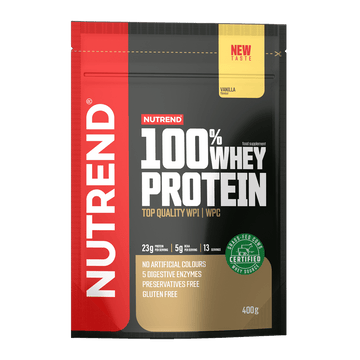 Nutrend 100% Whey Protein 400 g – Proteine del siero di latte