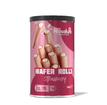 Alasature Wafer Rolls Strawberry 110 g
