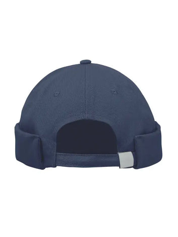 Berretto Docker Navy in Cotone Pesante Spazzolato – Taglia Unica