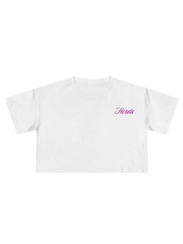 Cropped T-Shirt Donna – Maglietta 100% Cotone Made in Italy
