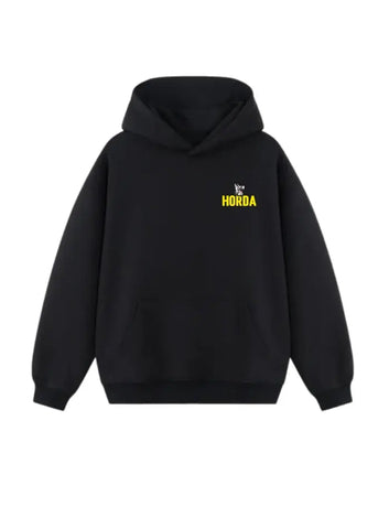 Felpa Dobermann Yellow Boxy Fit 380g Cotone Garzato | Horda Brand