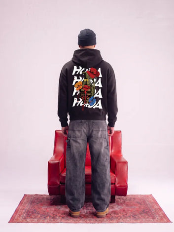 Felpa con cappuccio Boxy Fit 460g 100% Cotone Oversize