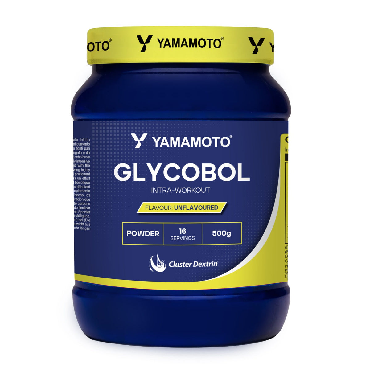 Yamamoto Nutrition GlycoBol Cluster Dextrin 500 g – carboidrati in polvere a base di ciclodestrine
