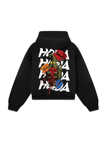Felpa con cappuccio Boxy Fit 460g 100% Cotone Oversize