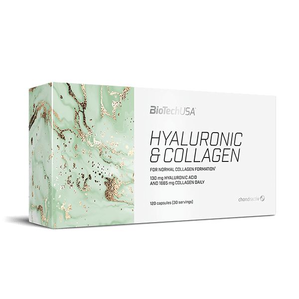 BioTechUSA Hyaluronic & Collagen 120 capsule – integratore di collagene e acido ialuronico