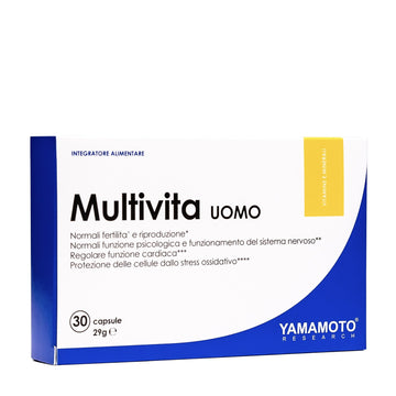 Yamamoto Research Multivita Uomo 30 capsule – multivitaminico per l'uomo