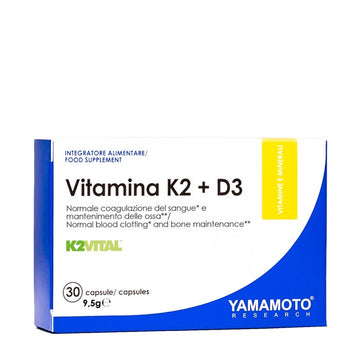 Yamamoto Research Vitamina K2+D3 K2Vital 30 capsule – vitamina K2 MK-7 e vitamina D3