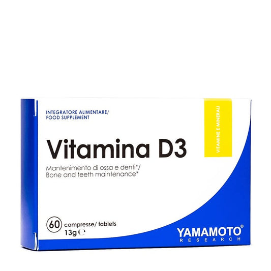 Yamamoto Research Vitamina D3 2000 UI 60 compresse – integratore di vitamina D