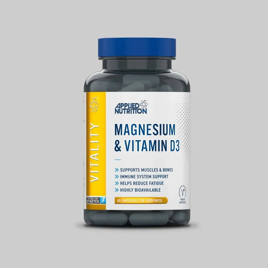 Applied Nutrition Magnesium & Vitamin D3 60 capsule – magnesio e vitamina D3