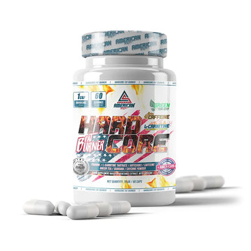 American Suplement Hard Core Fat Burner 60 capsule – termogenico con caffeina ed estratti vegetali