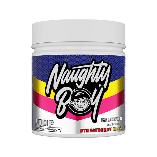 Naughty Boy Pump Pre-Workout 25 dosi – pre-allenamento senza stimolanti