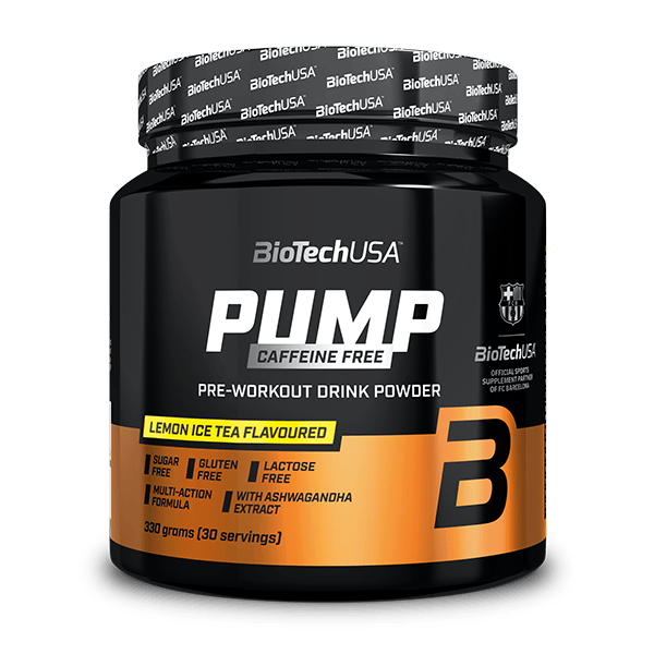 BioTechUSA Pump Caffeine Free 330 g – pre-workout in polvere senza caffeina