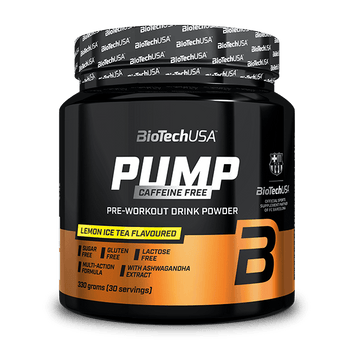 BioTechUSA Pump Caffeine Free 330 g – pre-workout in polvere senza caffeina