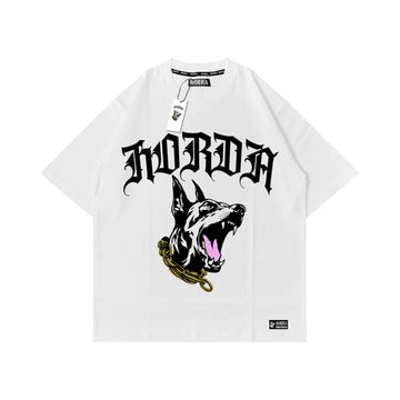 T-shirt Dobermann Gotic 100% Cotone Boxy Fit Made in Italy