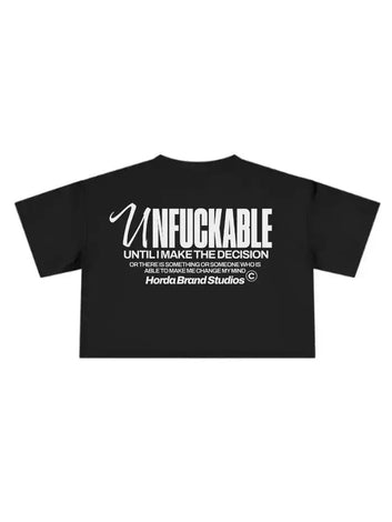 Unfck – T-Shirt Donna Cropped 200gsm Made in Italy