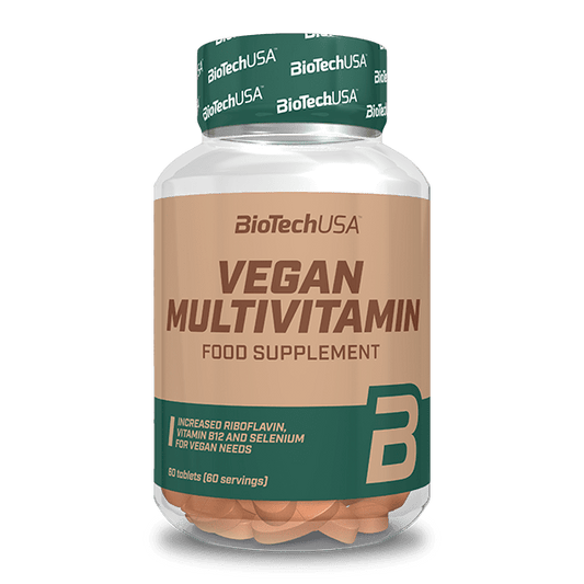 BioTechUSA Vegan Multivitamin 60 compresse – multivitaminico vegano
