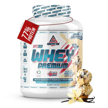 American Suplement Premium Whey Protein WPC80 2 kg – gusto Vaniglia