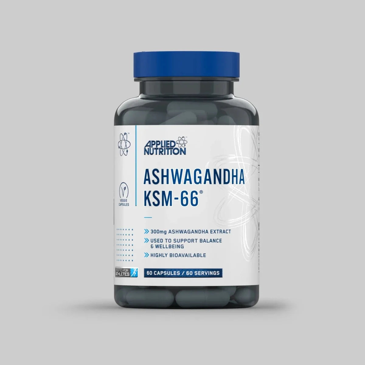 Applied Nutrition Ashwagandha KSM-66 60 capsule – estratto di radice di ashwagandha