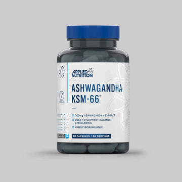Applied Nutrition Ashwagandha KSM-66 60 capsule – estratto di radice di ashwagandha