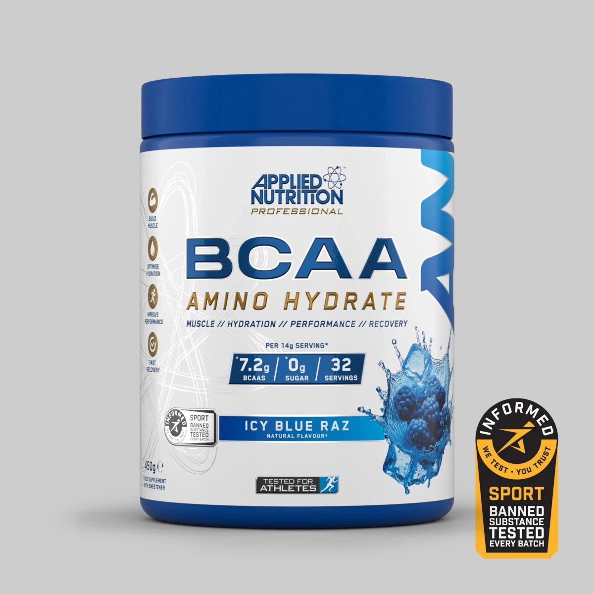 Applied Nutrition BCAA Amino Hydrate 450 g – aminoacidi ramificati 2:1:1