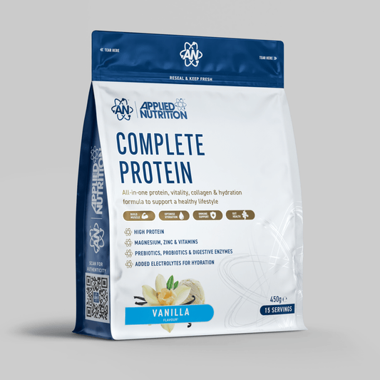Applied Nutrition Complete Protein 450 g – proteine whey e collagene alla vaniglia