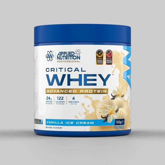 Applied Nutrition Critical Whey 132 g – proteine whey formato 4 porzioni