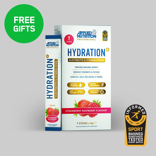 Applied Nutrition Hydration+ Electrolyte & Vitamin Powder Stick Pack 7x8 g – elettroliti in bustine