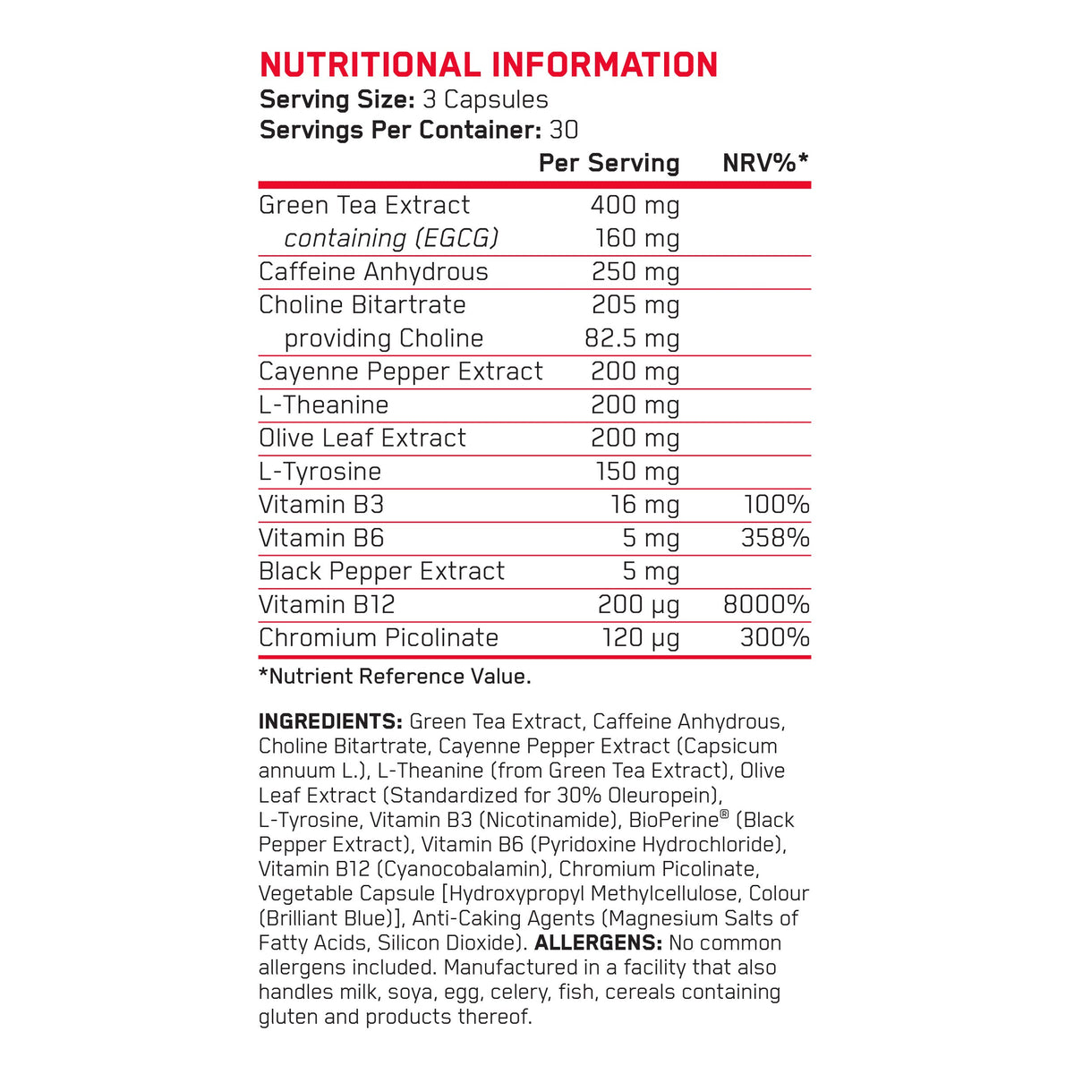 Applied Nutrition Shred X 90 capsule – termogenico con caffeina