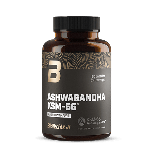 BioTechUSA Ashwagandha KSM-66 60 capsule – estratto di radice di ashwagandha