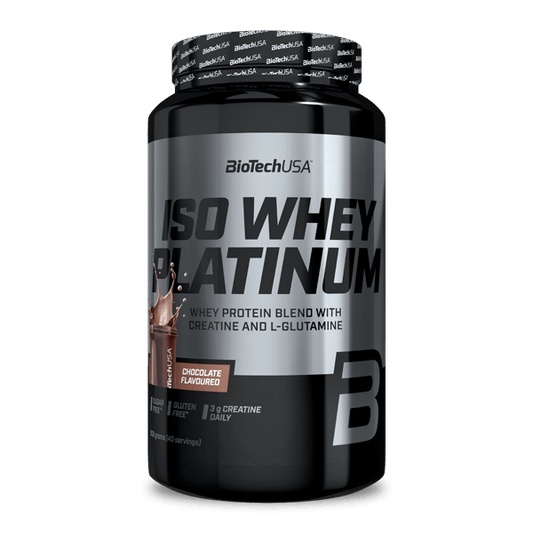 BioTechUSA Iso Whey Platinum 908 g – proteine whey in polvere con creatina