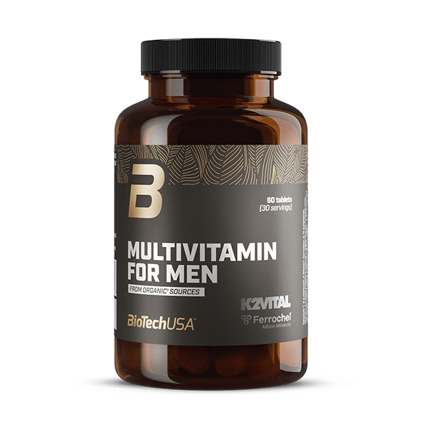 BioTechUSA Multivitamin For Men from organic sources 60 compresse – multivitaminico per uomo