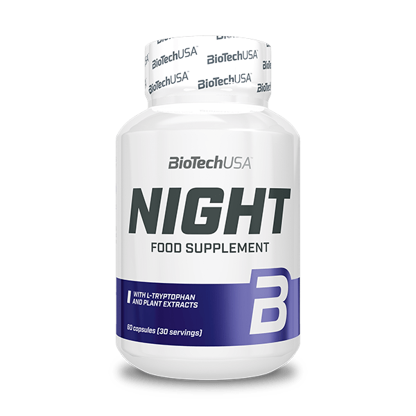 BioTechUSA Night 60 capsule – integratore serale con L-triptofano