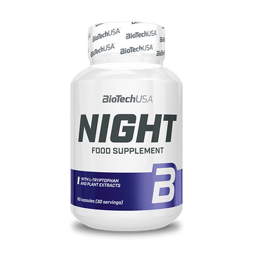 BioTechUSA Night 60 capsule – integratore serale con L-triptofano
