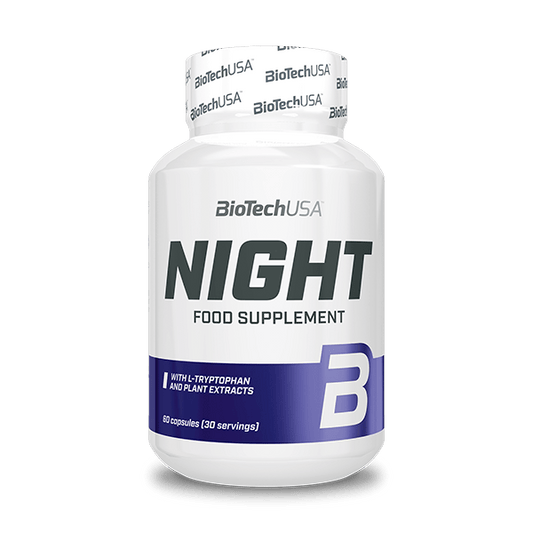 BioTechUSA Night 60 capsule – integratore serale con L-triptofano