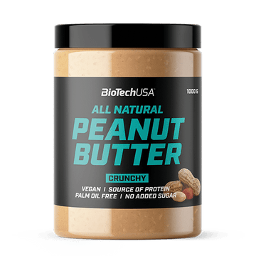 BioTechUSA Peanut Butter 1000 g – burro di arachidi senza zuccheri aggiunti