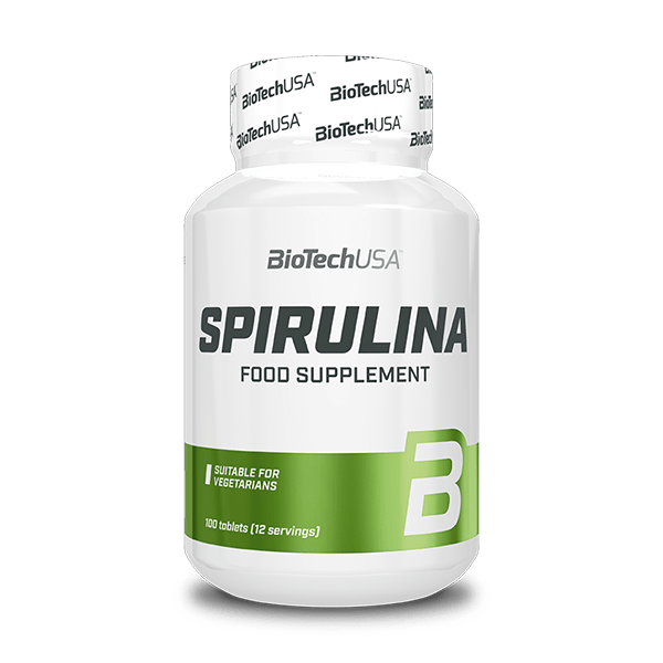 BioTechUSA Spirulina 100 compresse – integratore di alga spirulina