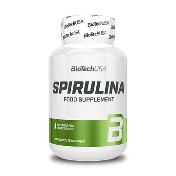 BioTechUSA Spirulina 100 compresse – integratore di alga spirulina