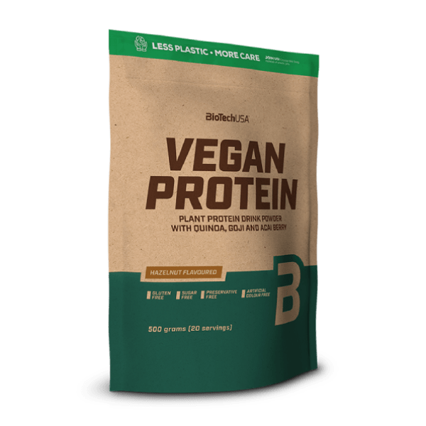 BioTechUSA Vegan Protein 500 g – proteine vegetali in polvere
