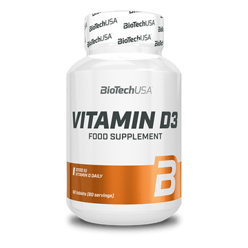 BioTechUSA Vitamin D3 2000 UI 60 compresse – integratore di vitamina D3